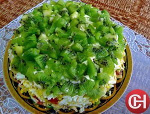 Салат "Изумрудная россыпь"