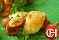 Сосиски в тесте "Змейки"